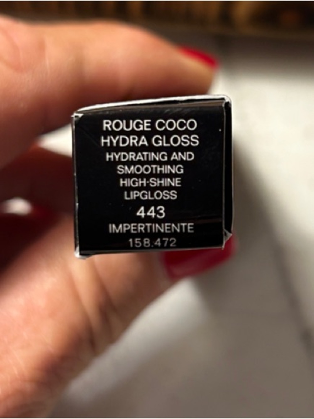 CHANEL Rouge Coco Hydra Gloss Lip Gloss - Impertinente 443 (Brown) - Picture 3 of 4